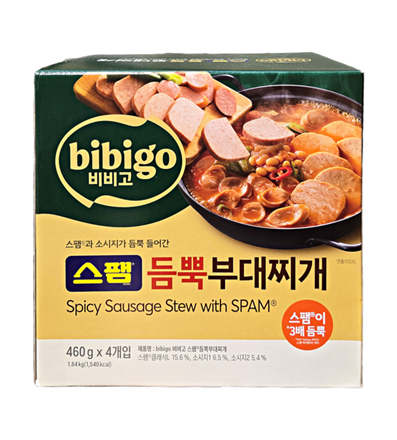 VL024 bibigo 3倍Spam 部隊鍋 460g * 4入 EXP: 29/7/2026