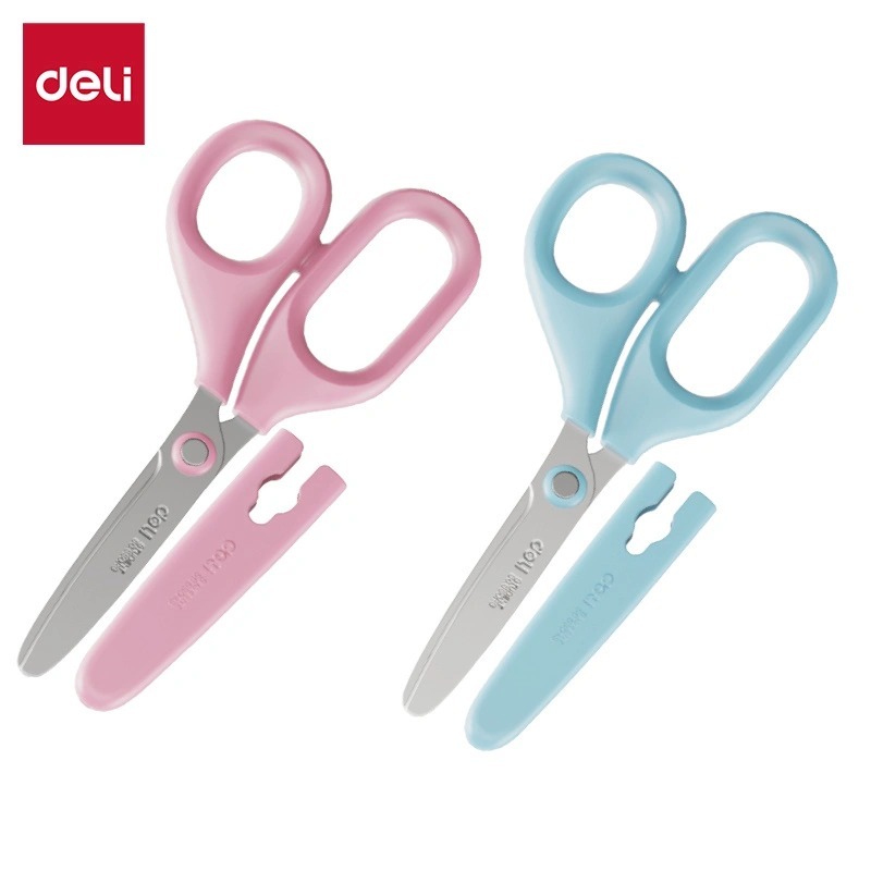 Deli 14cm 兒童安全較剪 安全剪刀 #6030