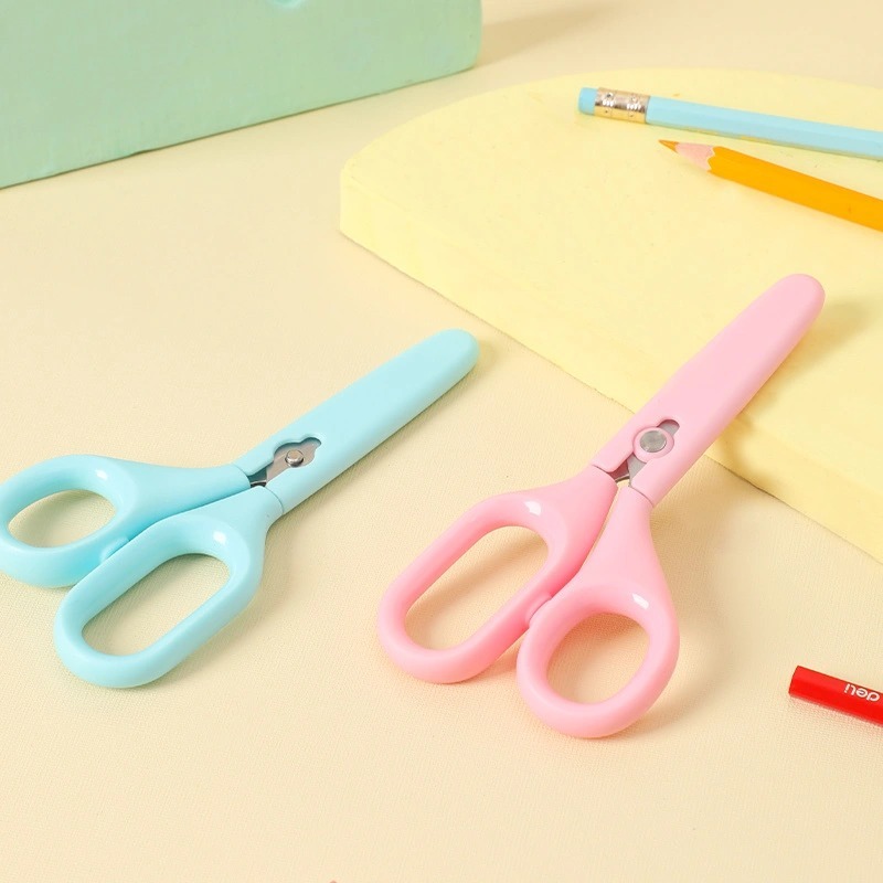 Deli 14cm 兒童安全較剪 安全剪刀 #6030