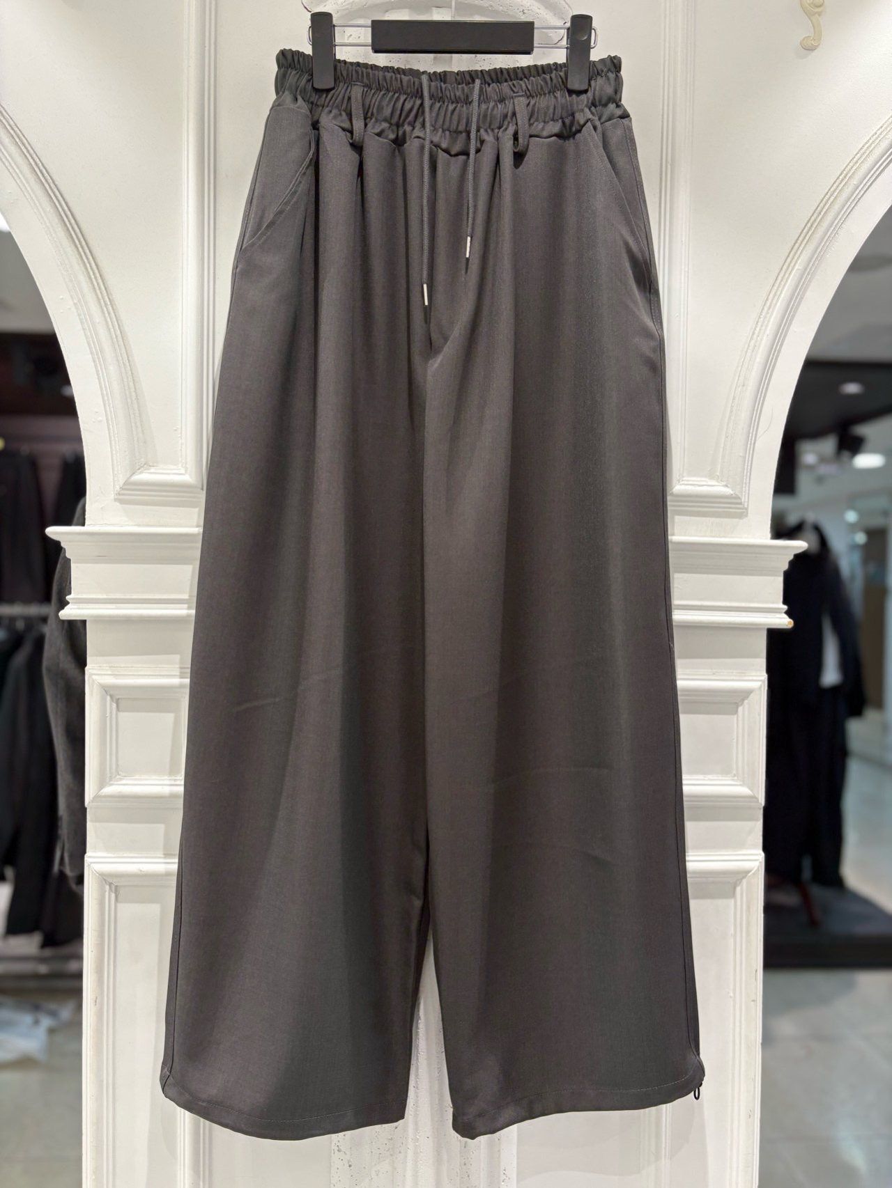 淨色可束腳鬆身褲 alife-065P