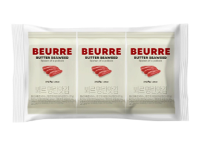 VL123 Beurre 明太子味 海苔 5G*9包 EXP: 3個月以上