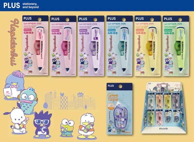 三麗鷗限定 三麗鷗男團 修正帶 立可帶 6款｜PLUS