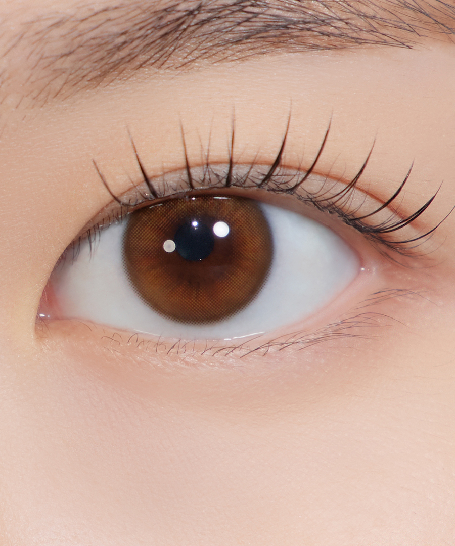 Hapa Kristin Bittersweet Kristin 1Day Contact Lens - AMBER BROWN