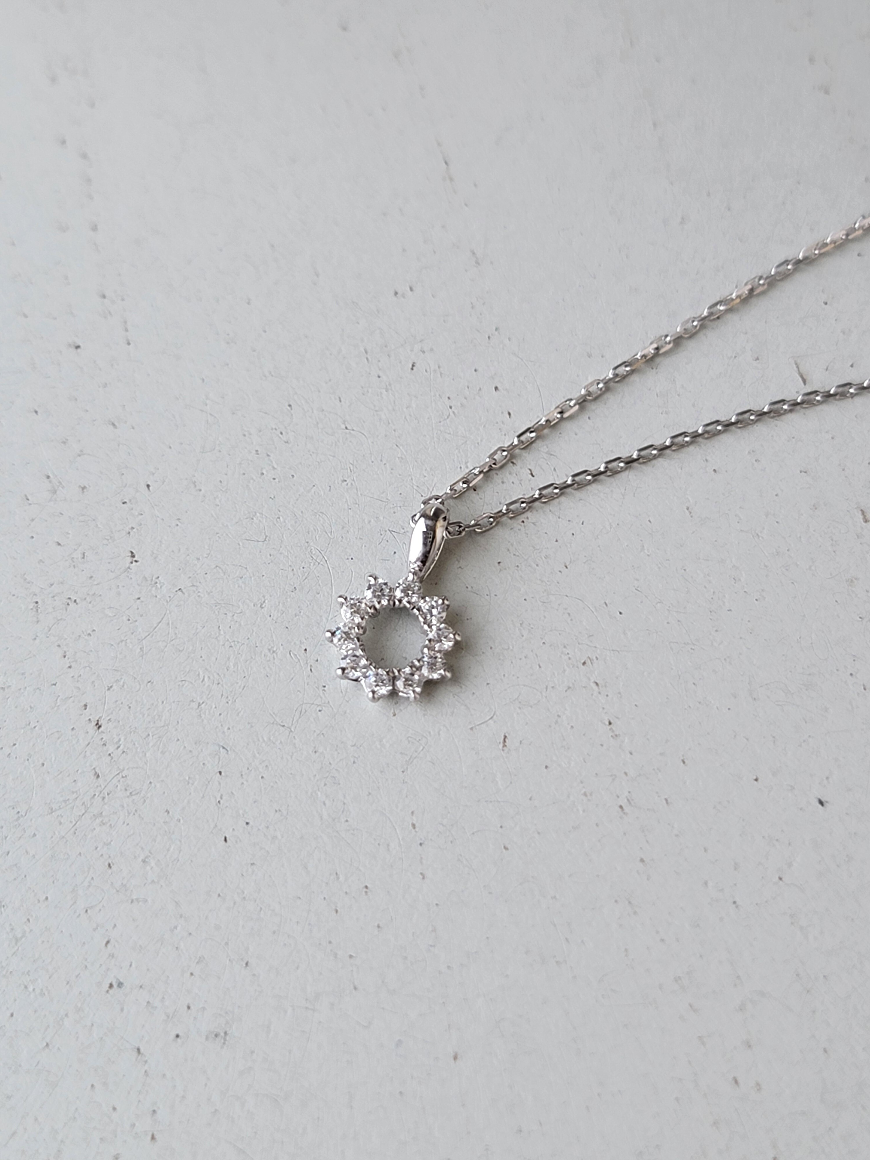 【me.luxe】SV太陽鋯石項鍊