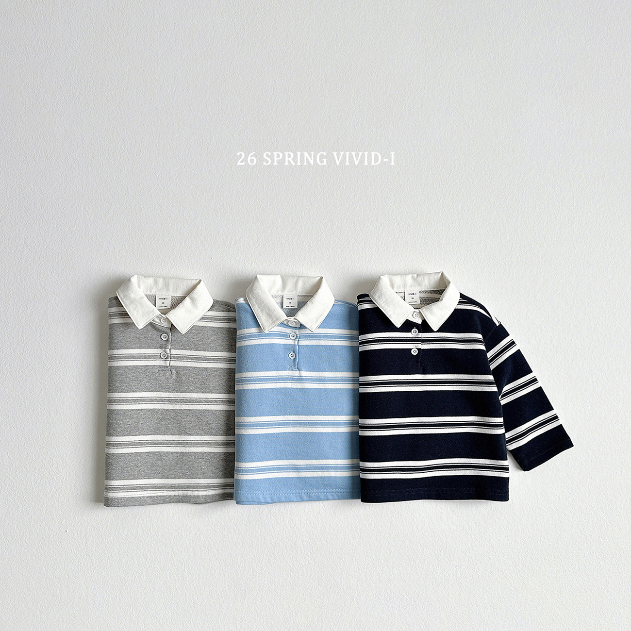 KR VIVIDI 間條POLO SHIRT| 3色