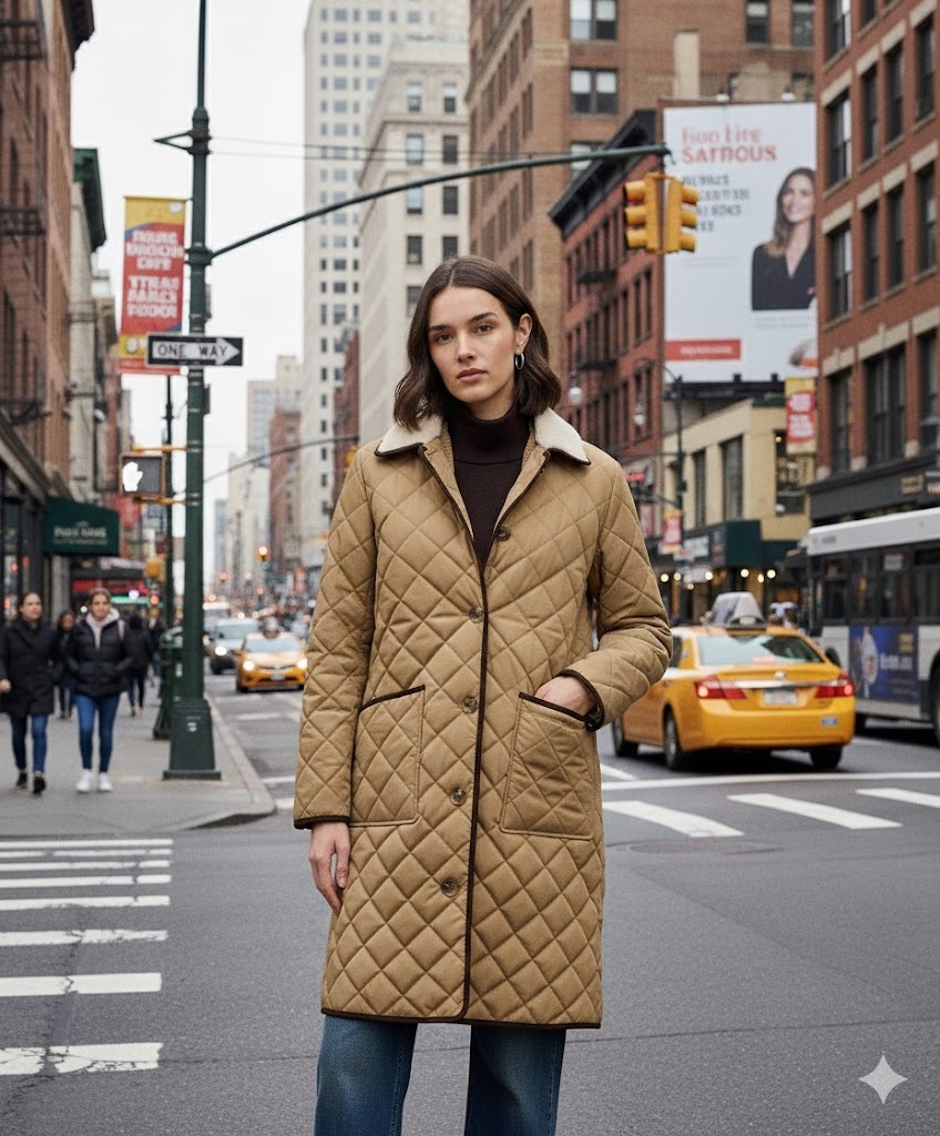 【預購】Lauren Ralph Lauren Faux-Fur-Collar H021352 女裝外套