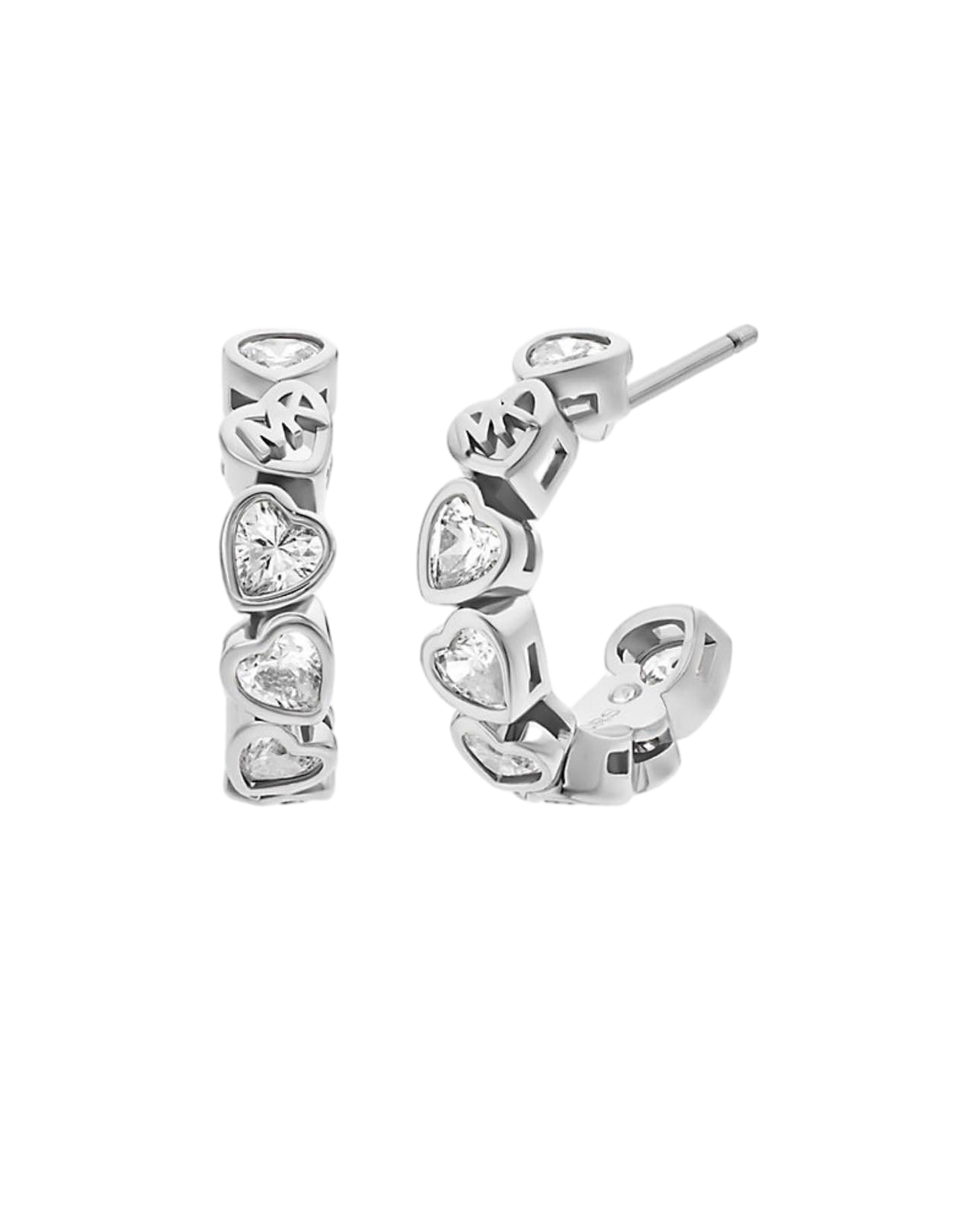 【Michael Kors Outlet】Er Heart Hoop S  銀