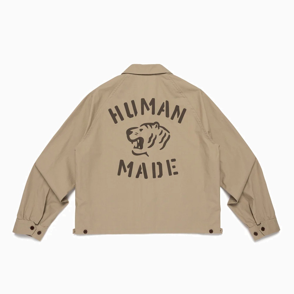 HUMAN MADE 2026 COTTON FLIGHT JACKET - BEIGE PRE ORDER ITEM (預訂中)