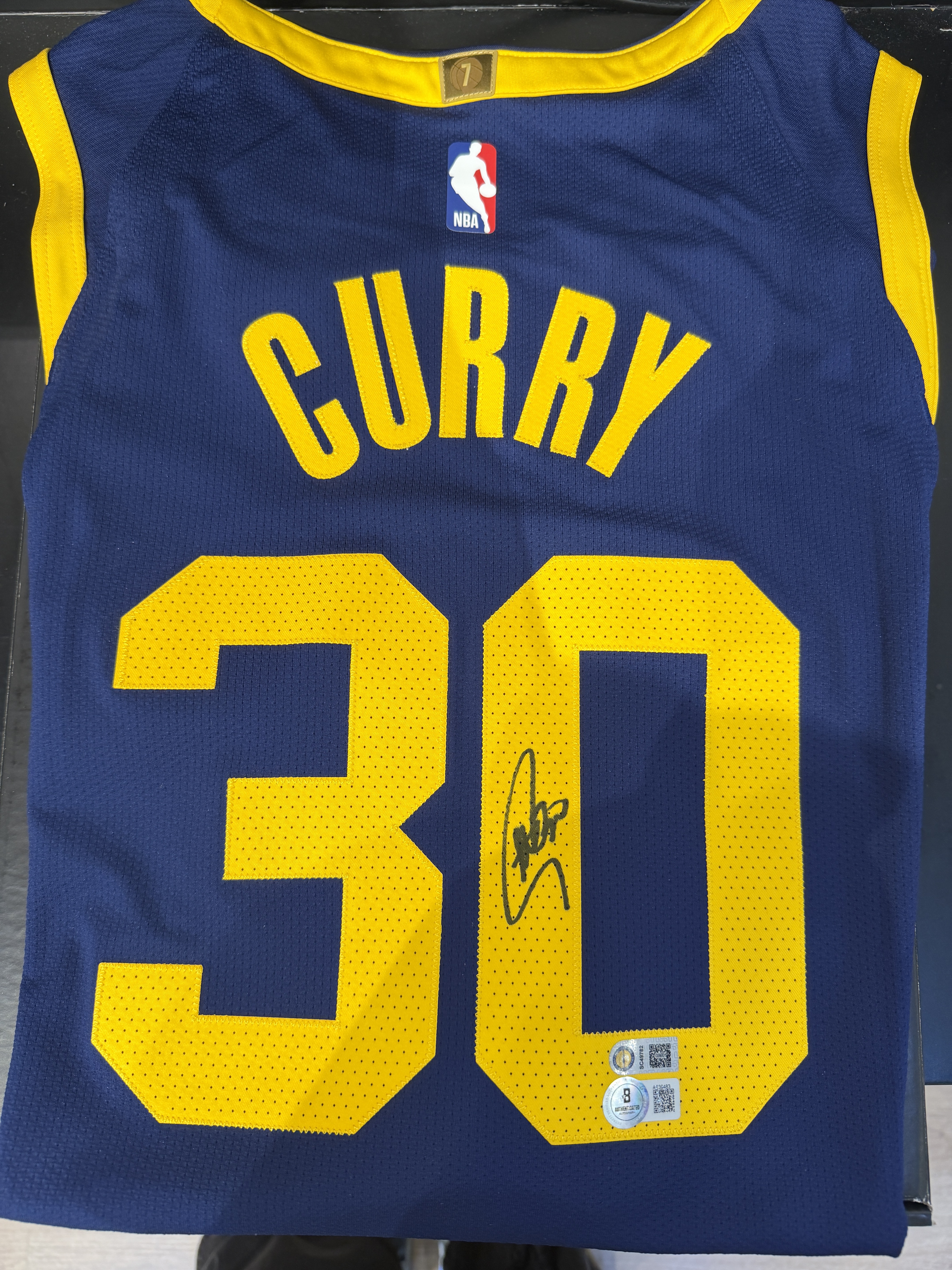 Stephen Curry Jordan 球員版簽名球衣兩間公司認證 有大證書 現貨
