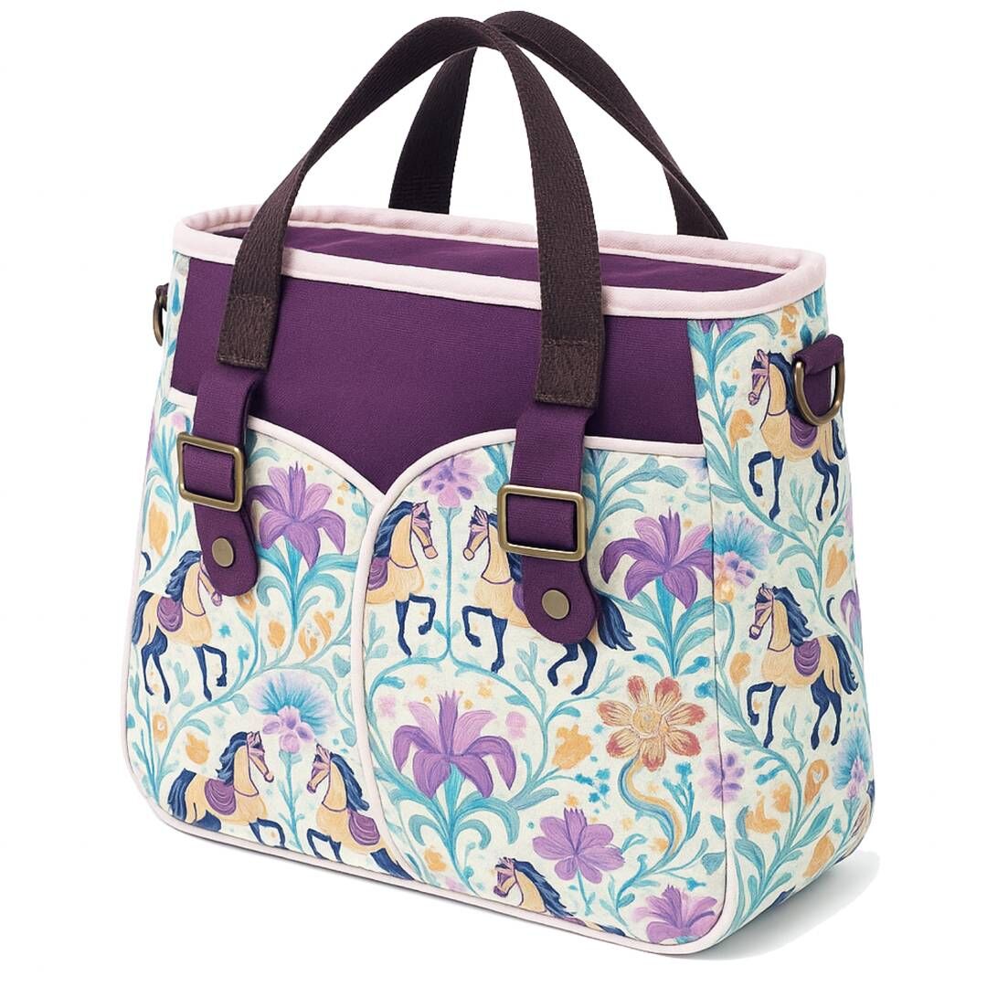 販售原尺寸【紙型】(紫薇花開斜背包)