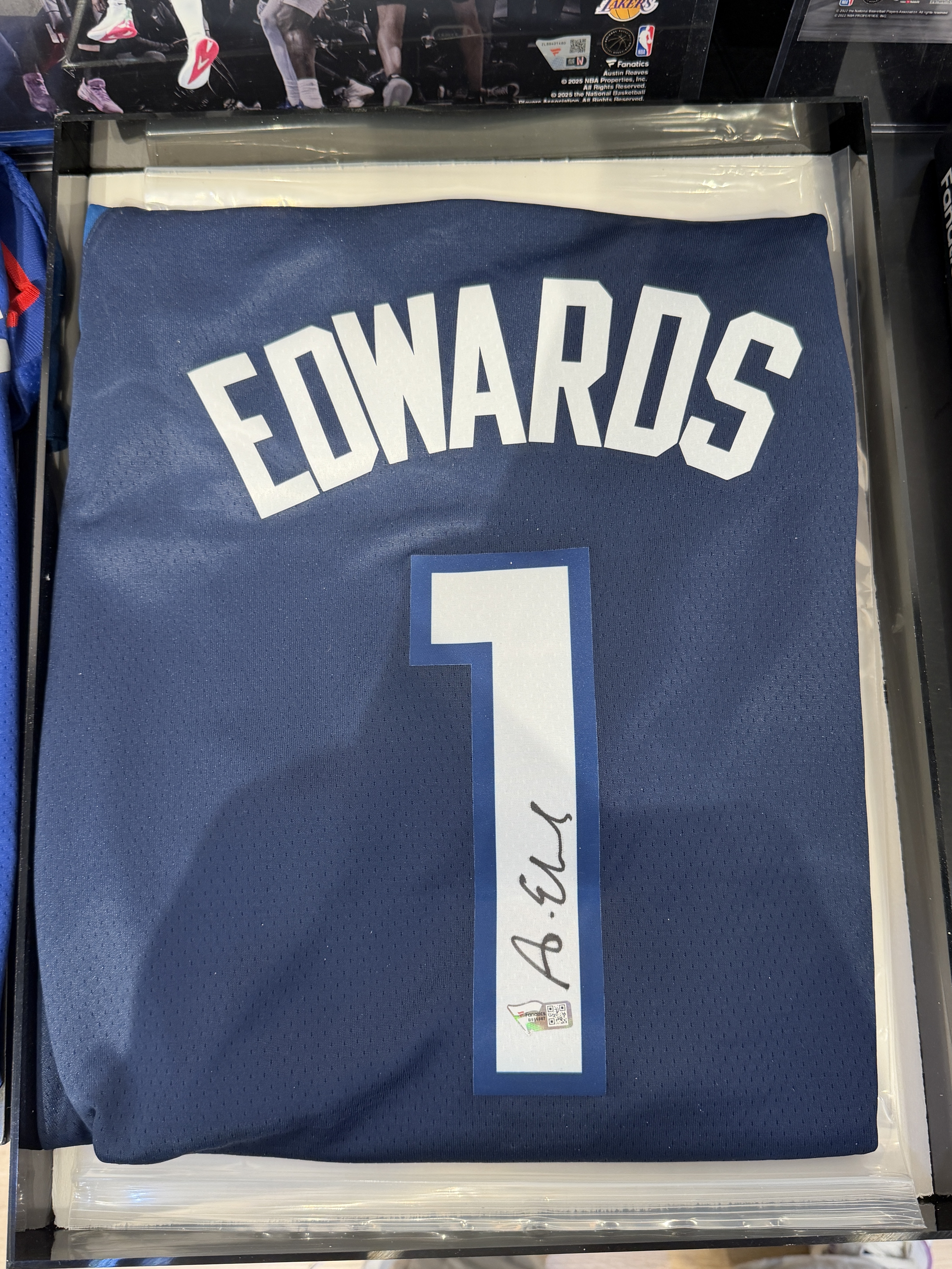 Anthony Edwards 狼隊球迷版簽名球衣Fanatics 認證 現貨