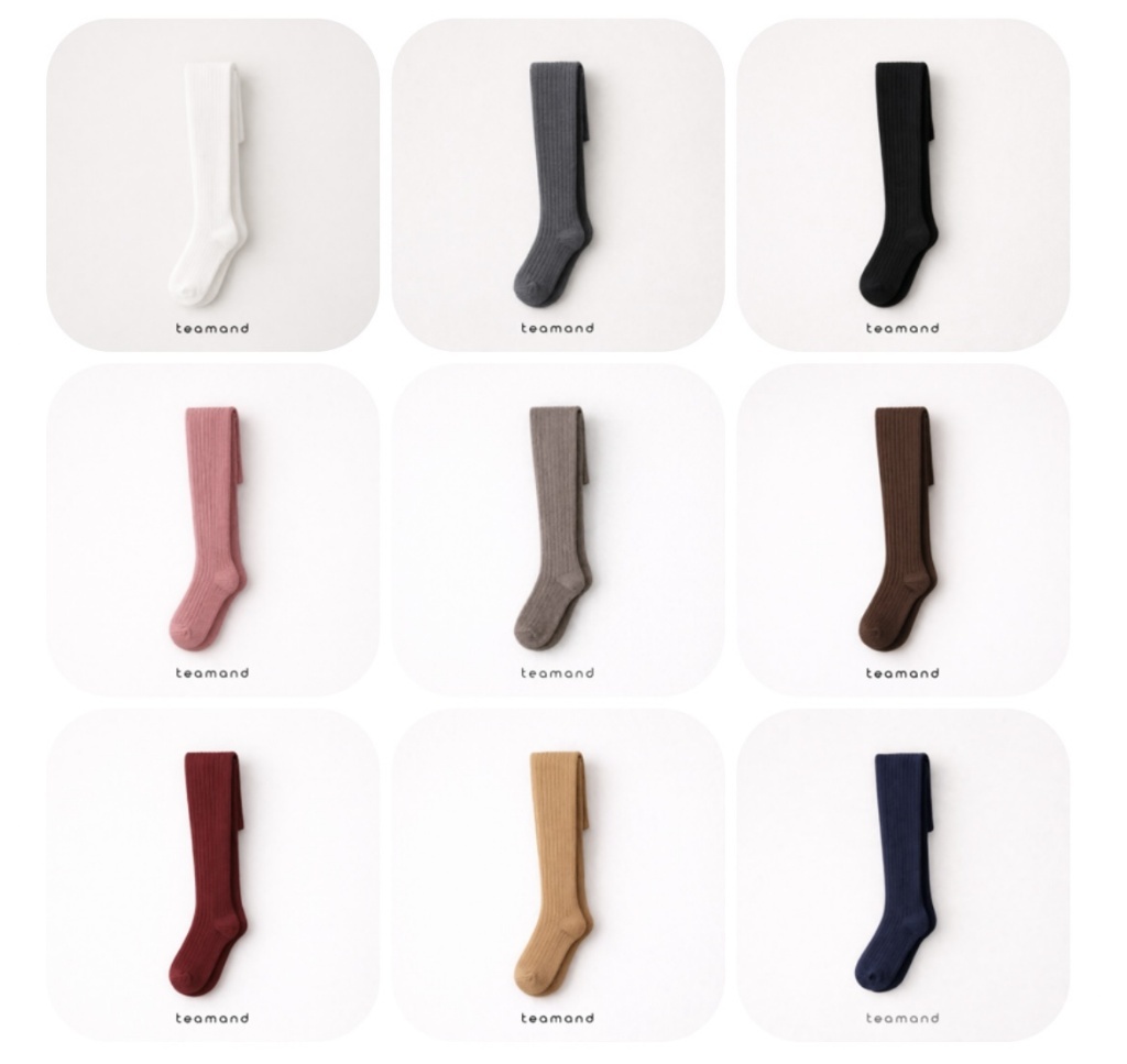 正韓春Team 春季直抗條褲襪