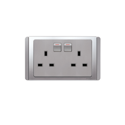 NEO都會(E3000)13A孖位有燈有制插座