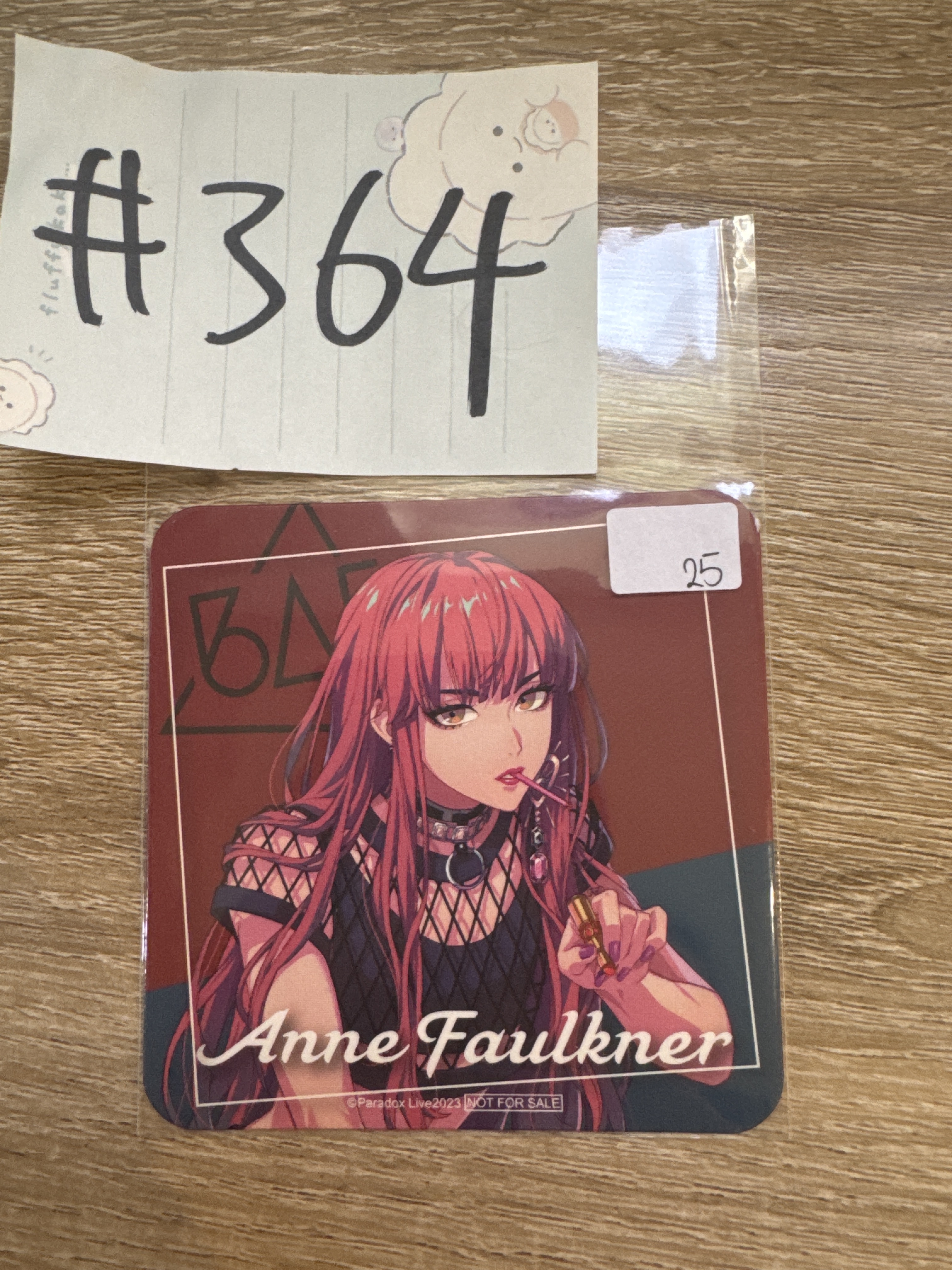 Paradox Live ANNE 杯墊#364