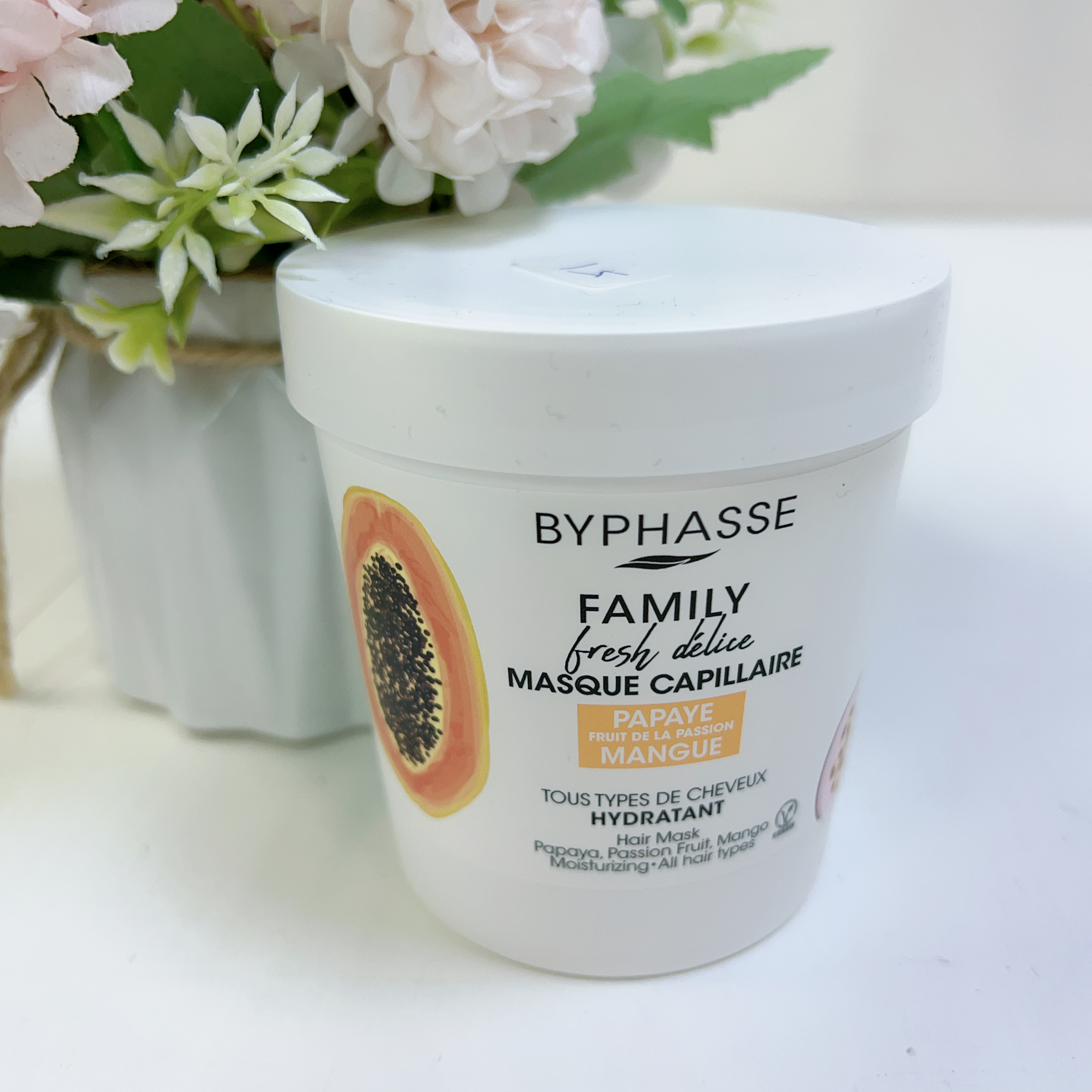 Byphasse 純素深層滋養木瓜熱情果護髮膜 250ML 3件