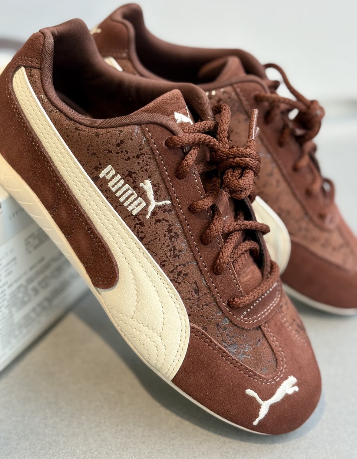 PUMA 休閒鞋 SPEEDCAT SHOE-PER SWEET 巧克力 賽車鞋 男女 40667501