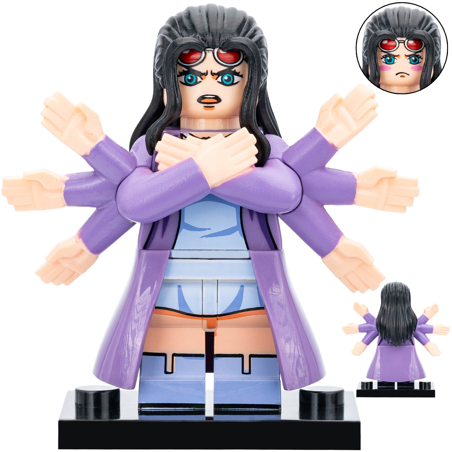 One Piece Nico Robin Custom Minifigures Fit Lego WM6195 WM2814
