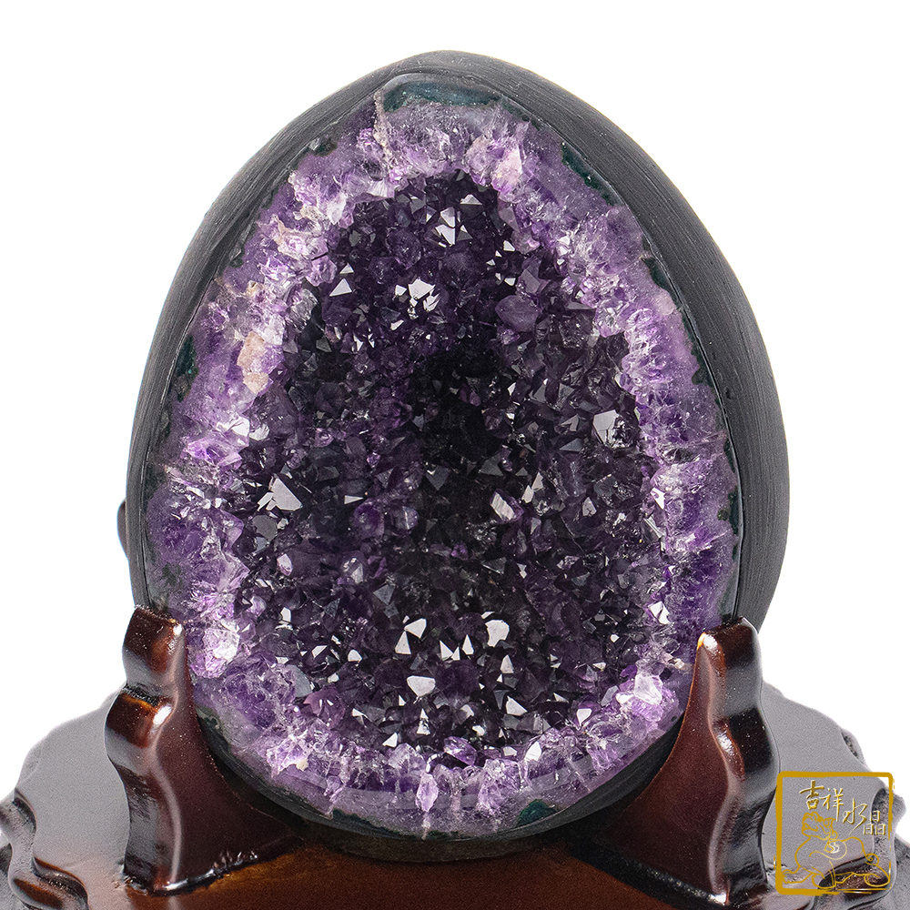 烏拉圭紫水晶恐龍蛋 1.58kg 招福圓滿