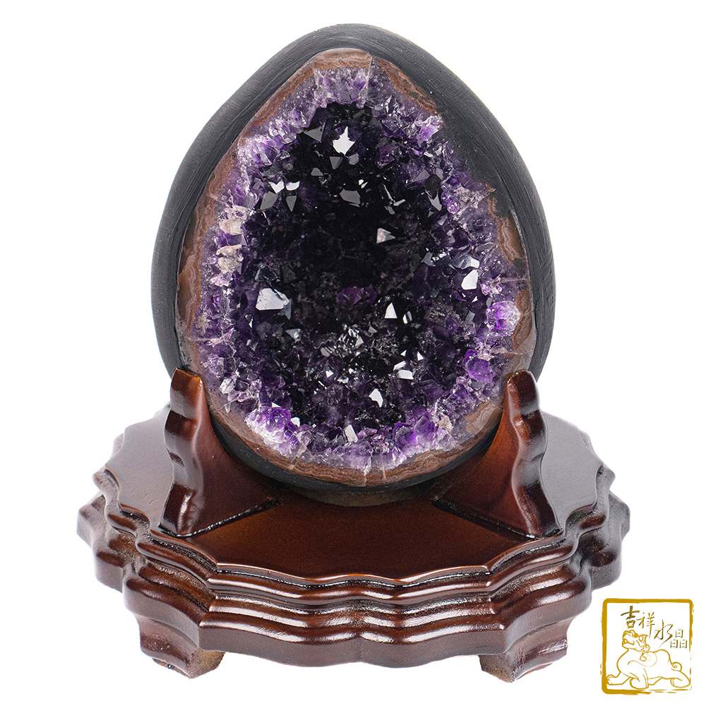 烏拉圭紫水晶恐龍蛋 1.87kg 招福圓滿