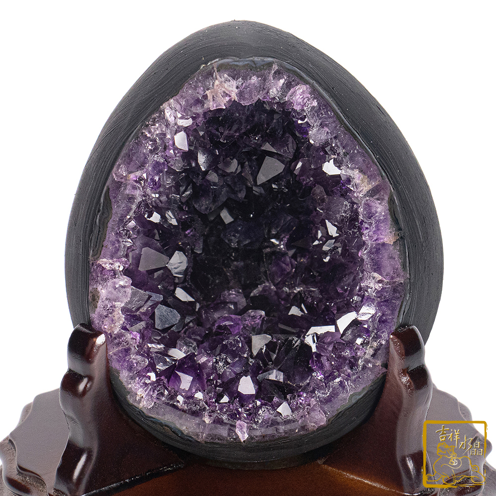 烏拉圭紫水晶恐龍蛋 1.37kg 招福圓滿