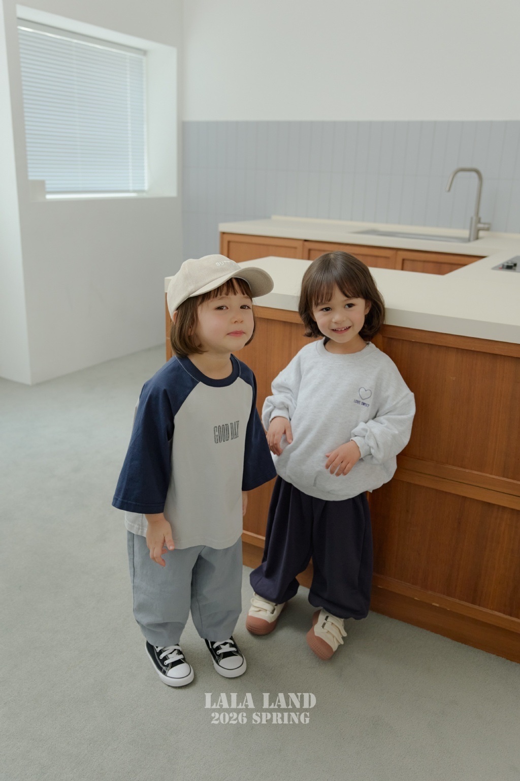 正韓春lalaland 小童經典四色蘿蔔褲