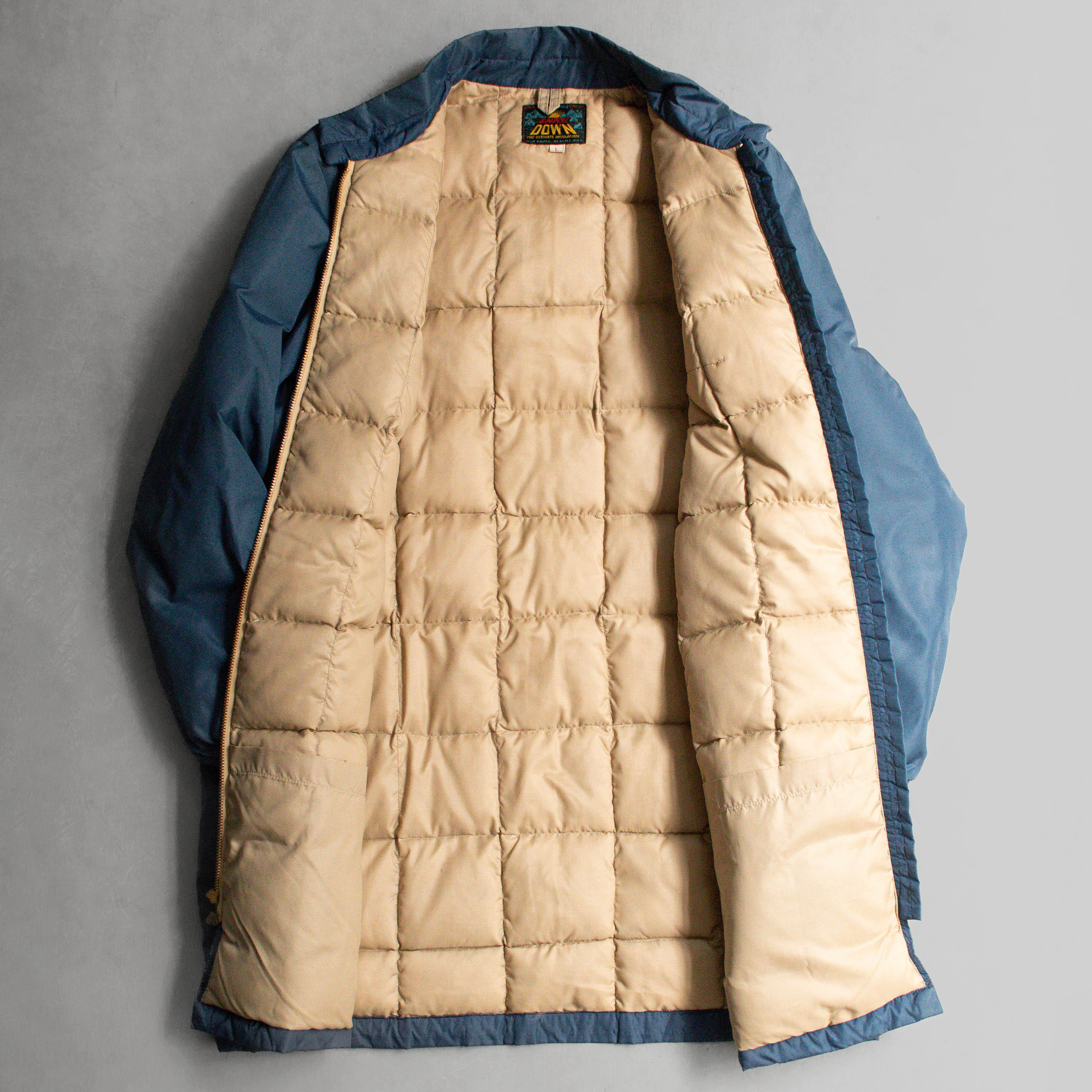 50-60S EDDIE BAUER DOWN PARKA 美國製 深藍 羽絨 外套