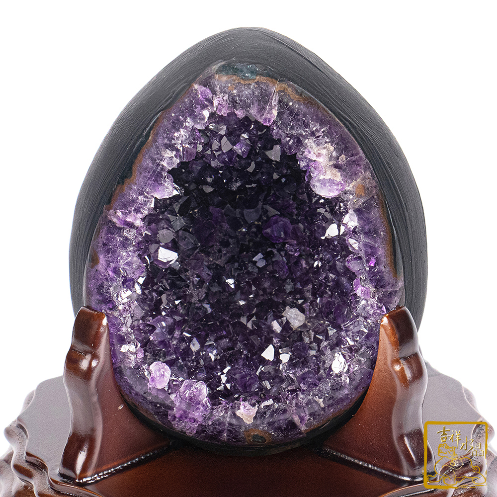 烏拉圭紫水晶恐龍蛋 1.21kg 招財進寶