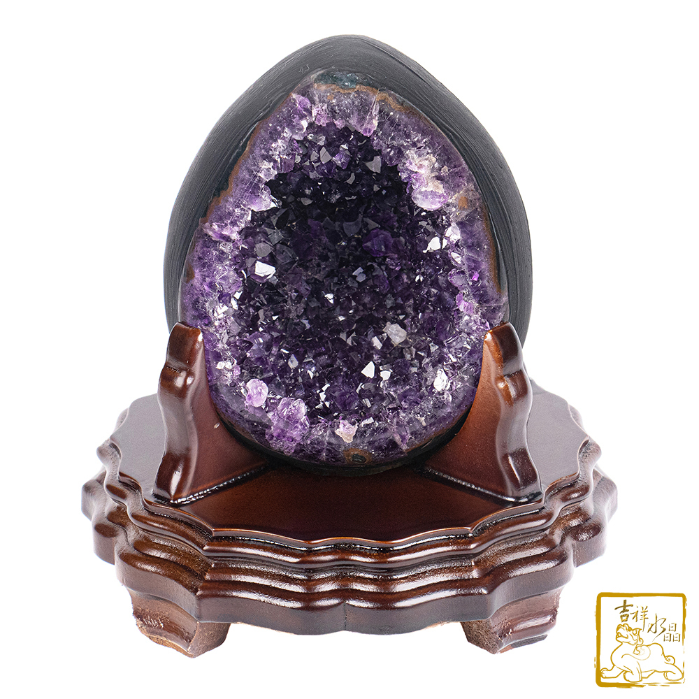 烏拉圭紫水晶恐龍蛋 1.21kg 招財進寶