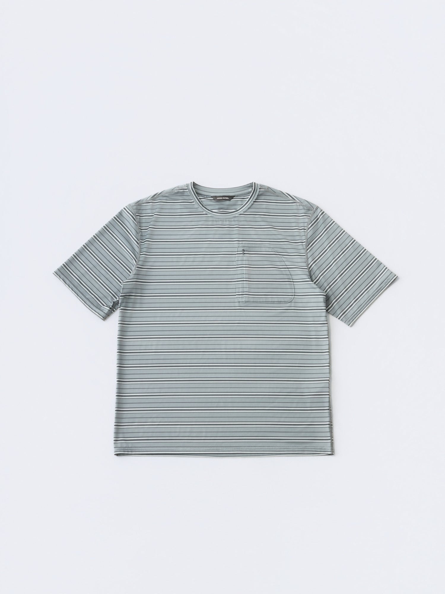 HIKING PATROL | STRIPED SHORT SLEEVE "KHAKI GREEN"