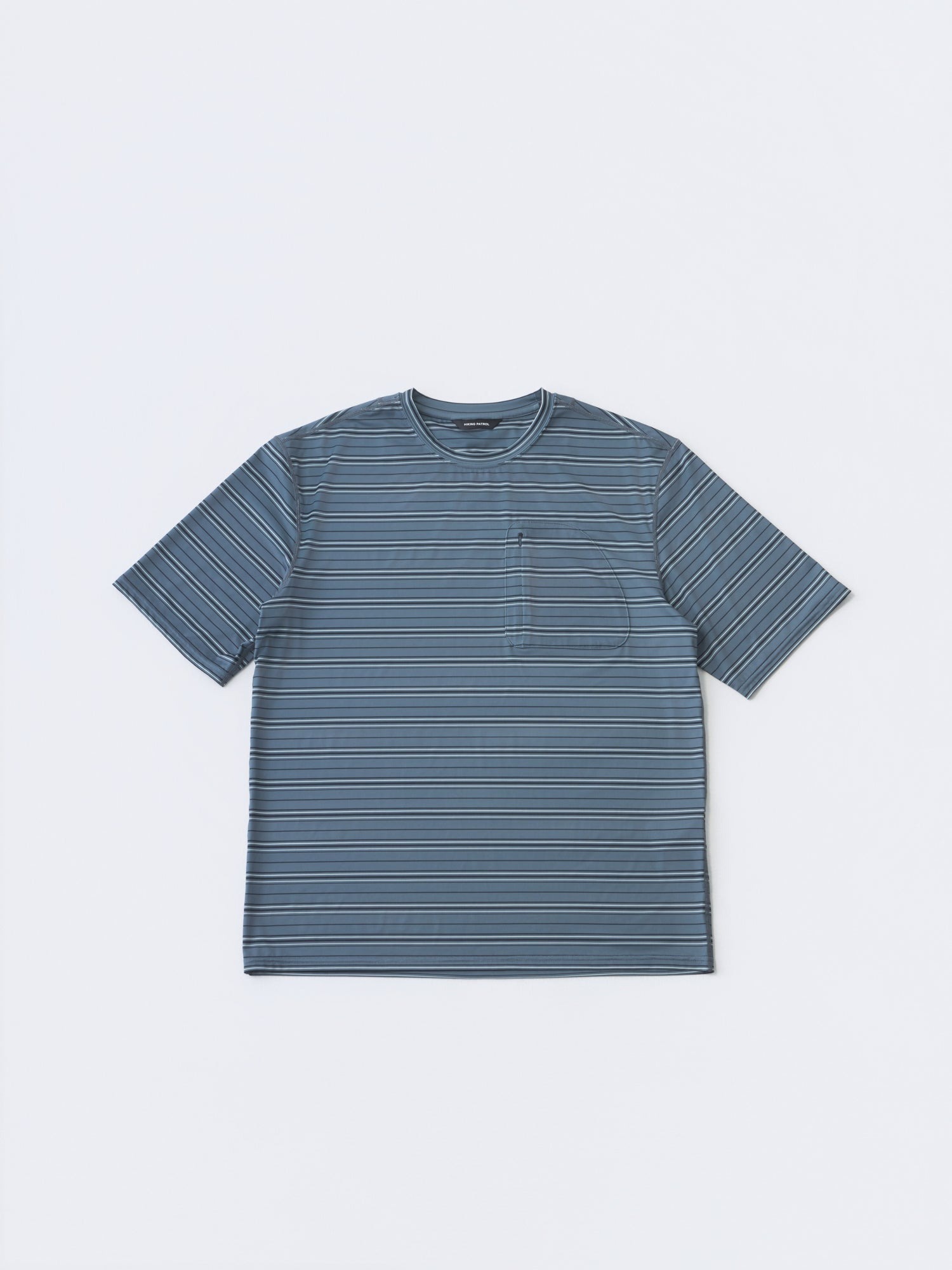 HIKING PATROL | STRIPED SHORT SLEEVE "NAVY"