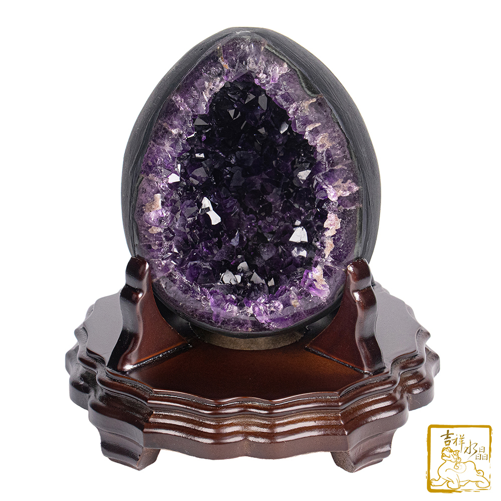 烏拉圭紫水晶恐龍蛋 1.76kg 招財進寶