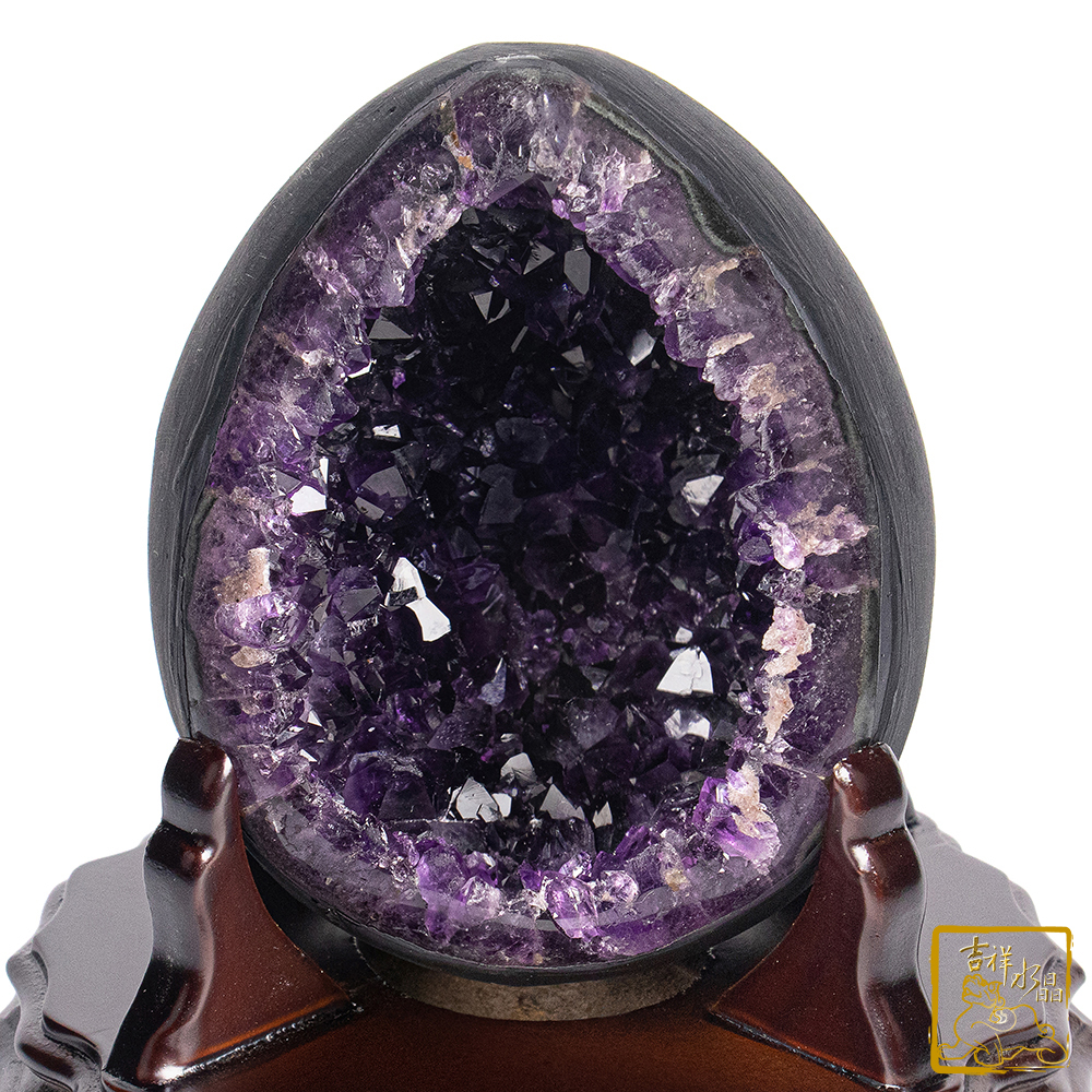 烏拉圭紫水晶恐龍蛋 1.76kg 招財進寶