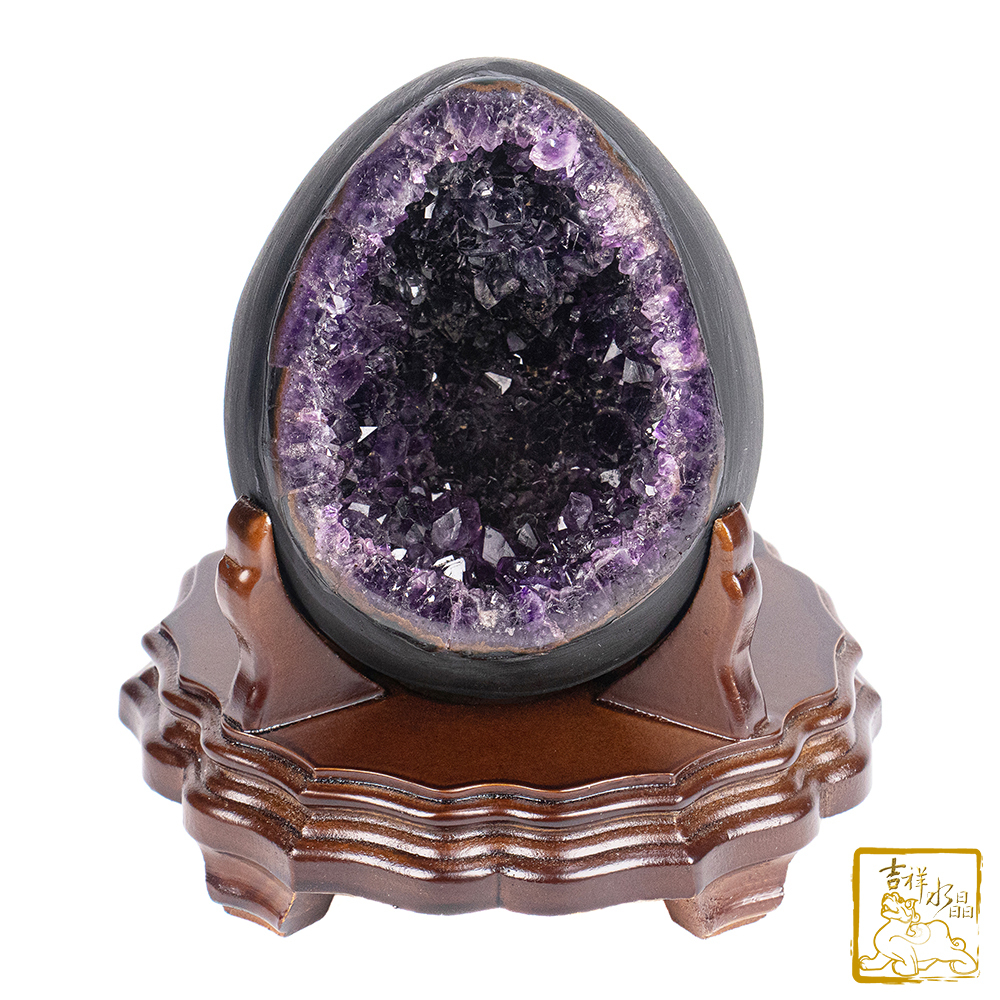 烏拉圭紫水晶恐龍蛋 1.58kg 招財進寶