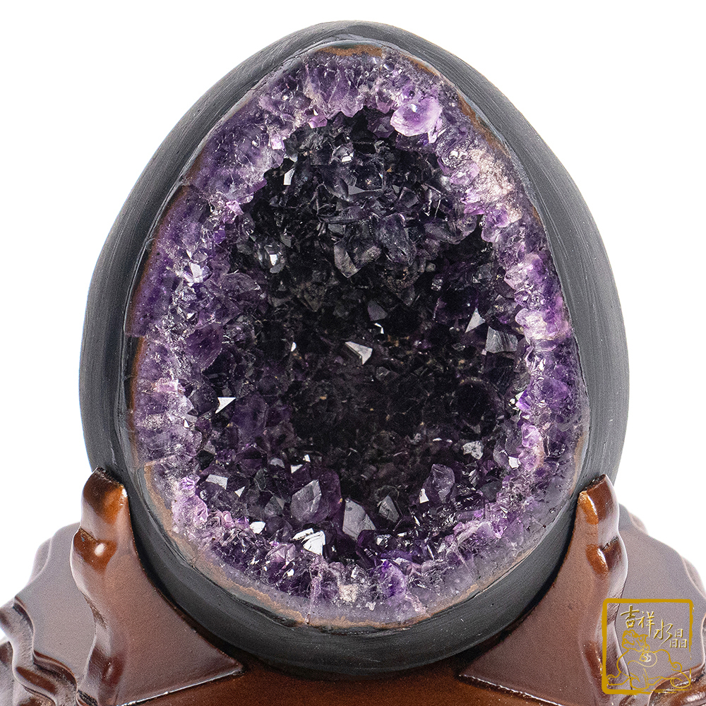 烏拉圭紫水晶恐龍蛋 1.58kg 招財進寶