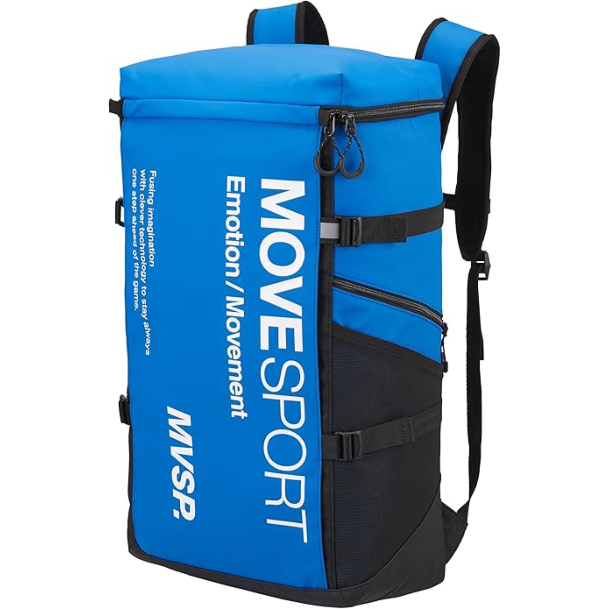 Move Backpack 【💥日本直送】DESCENTE MOVE SPORT PC口袋 反光 背包 雙肩包 男女通用 藍色 40L