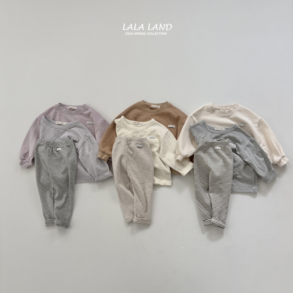 正韓春lalaland 小童五色小標素色上衣