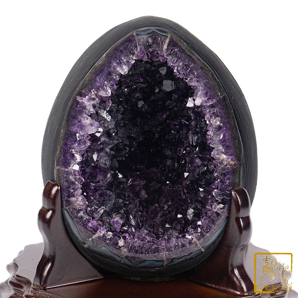 烏拉圭紫水晶恐龍蛋 1.79kg 財運興旺