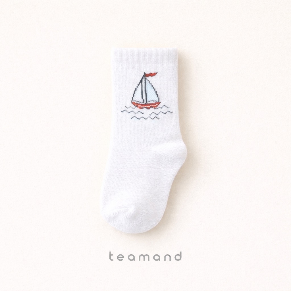 正韓春Team 春季帆船襪(3入一組)