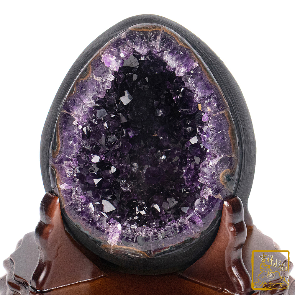 烏拉圭紫水晶恐龍蛋 1.52kg 財運興旺