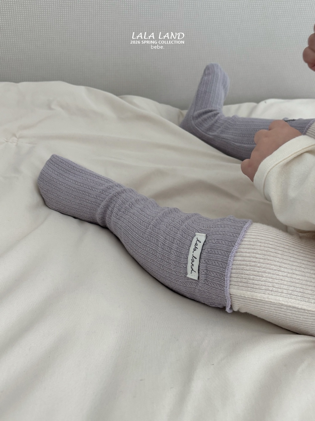 正韓春lalaland 嫩嬰五色小標長襪
