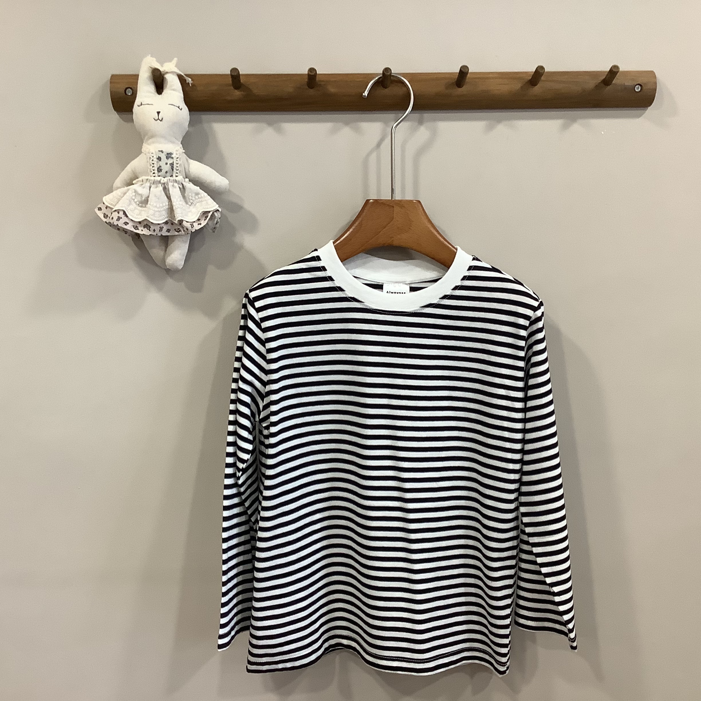 A04194圓領條紋打底衣