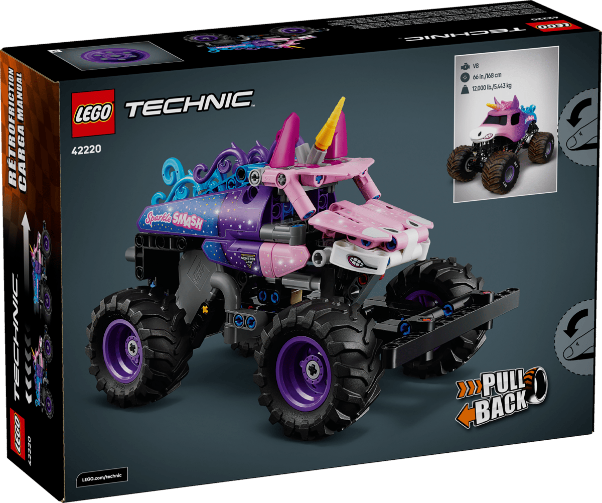 樂高  42220 Monster Jam™ Sparkle Smash™ 迴力車 ｜ Technic 系列 ｜ 飛米樂高專賣店