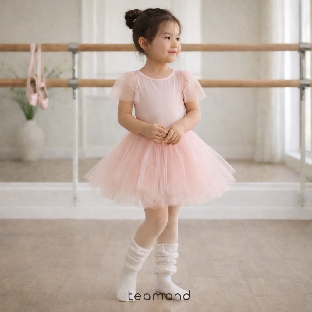 正韓春Team 春季粉嫩色泡泡襪(3入一組)