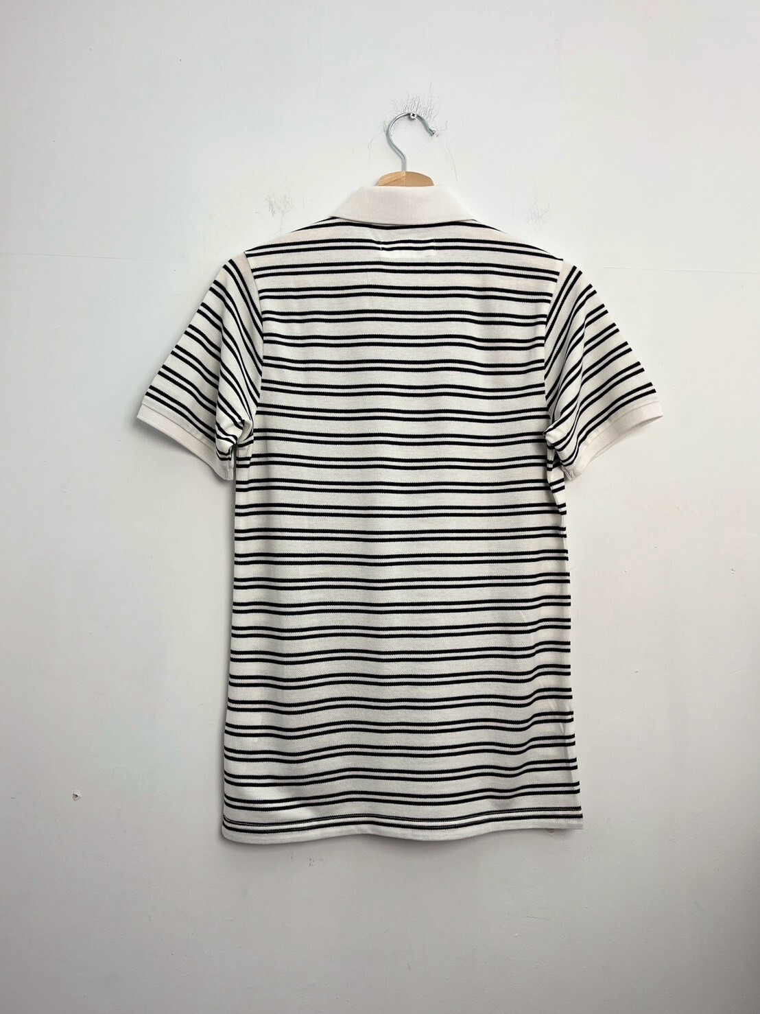 BLACK CHOCOOLATE Short Sleeve Striped Polo SIZE S