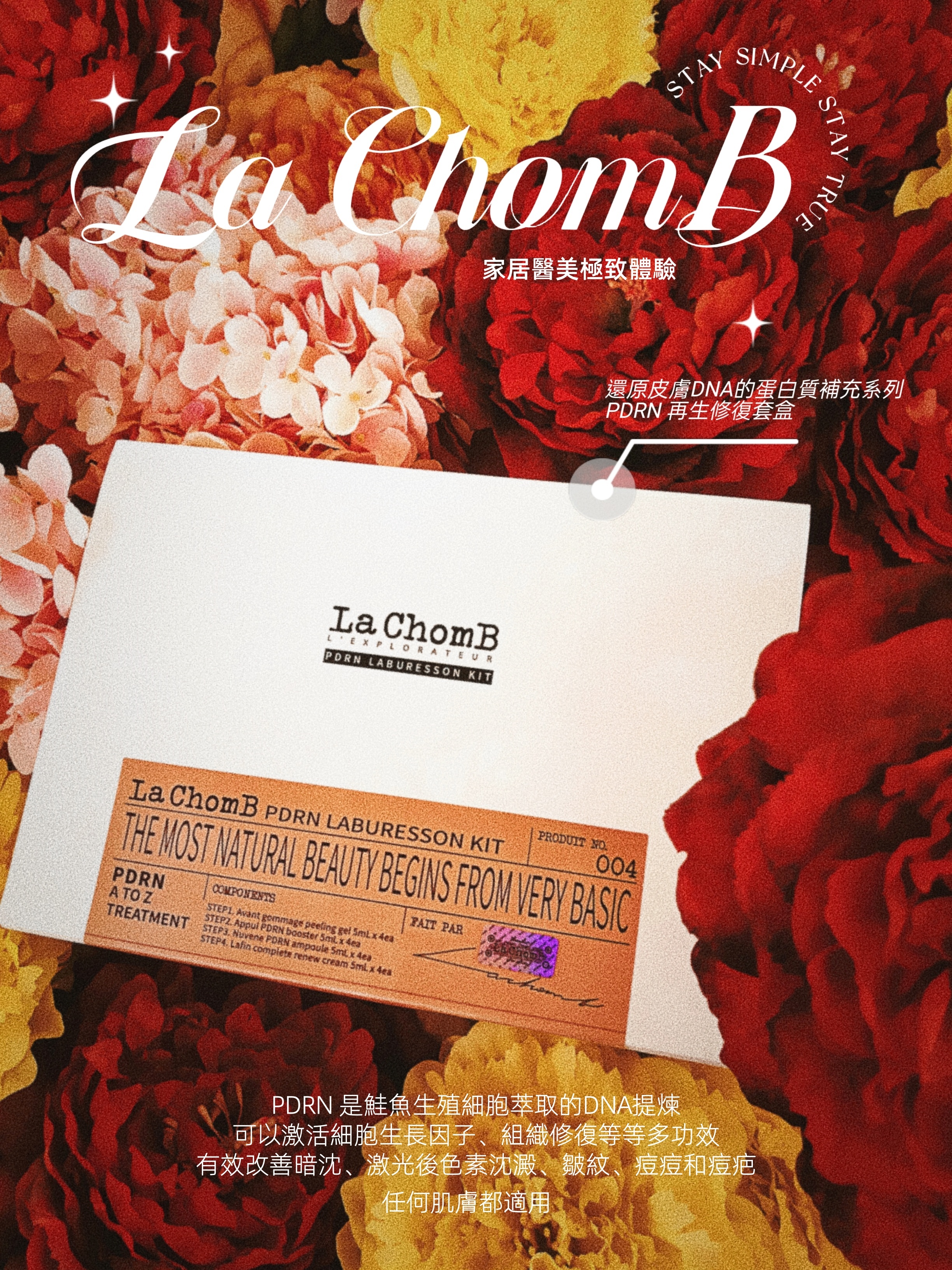 La ChomB - PDRN Laburesson Kit 還原皮膚DNA的蛋白質補充系列 PDRN 再生修復套盒🧧買1送1🧧