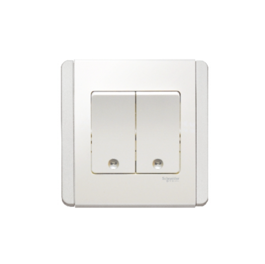 NEO都會(E3000)兩位單控直按板開關制連LED燈