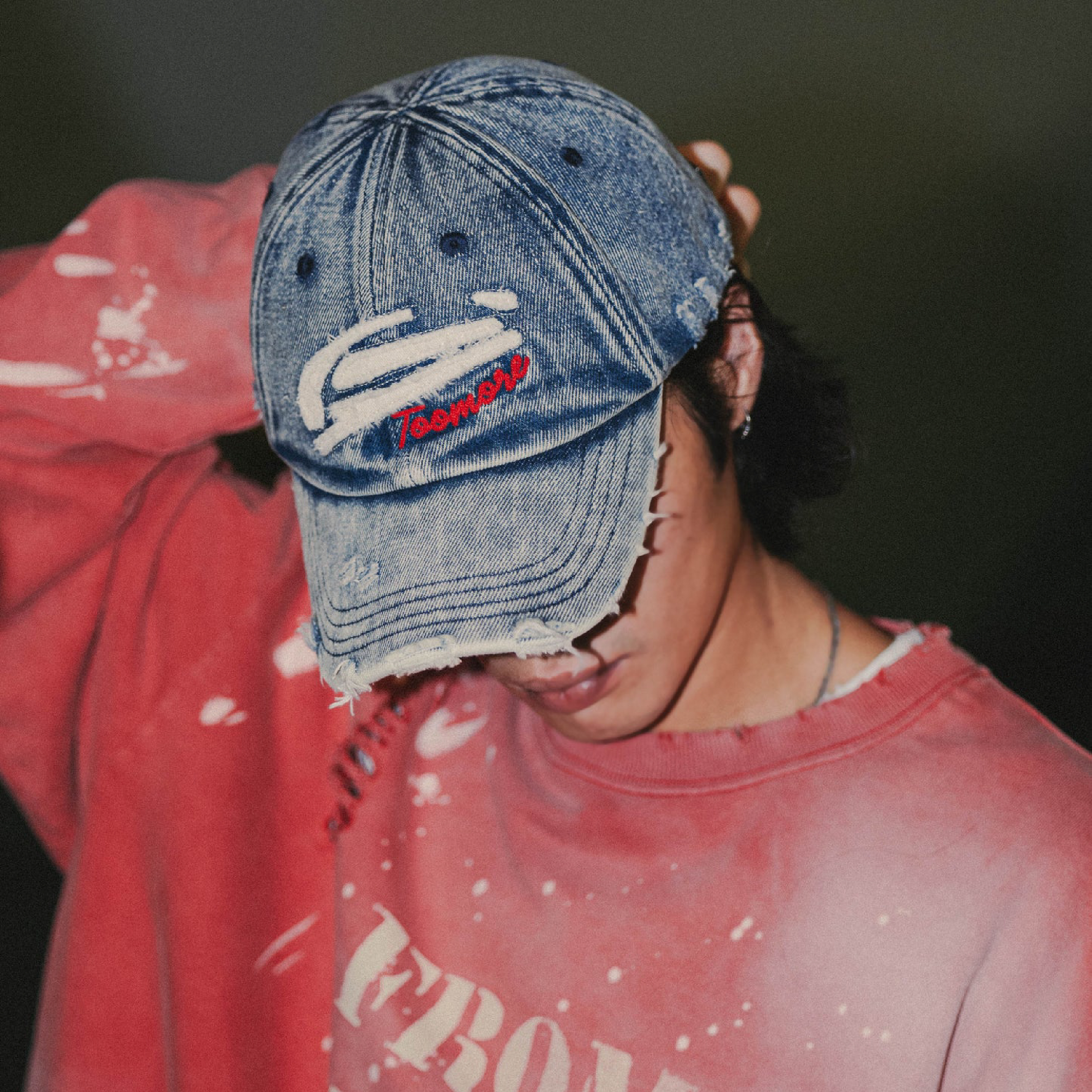 SENSE Crash Washed Denim Cap [SENxTM-ACC02]