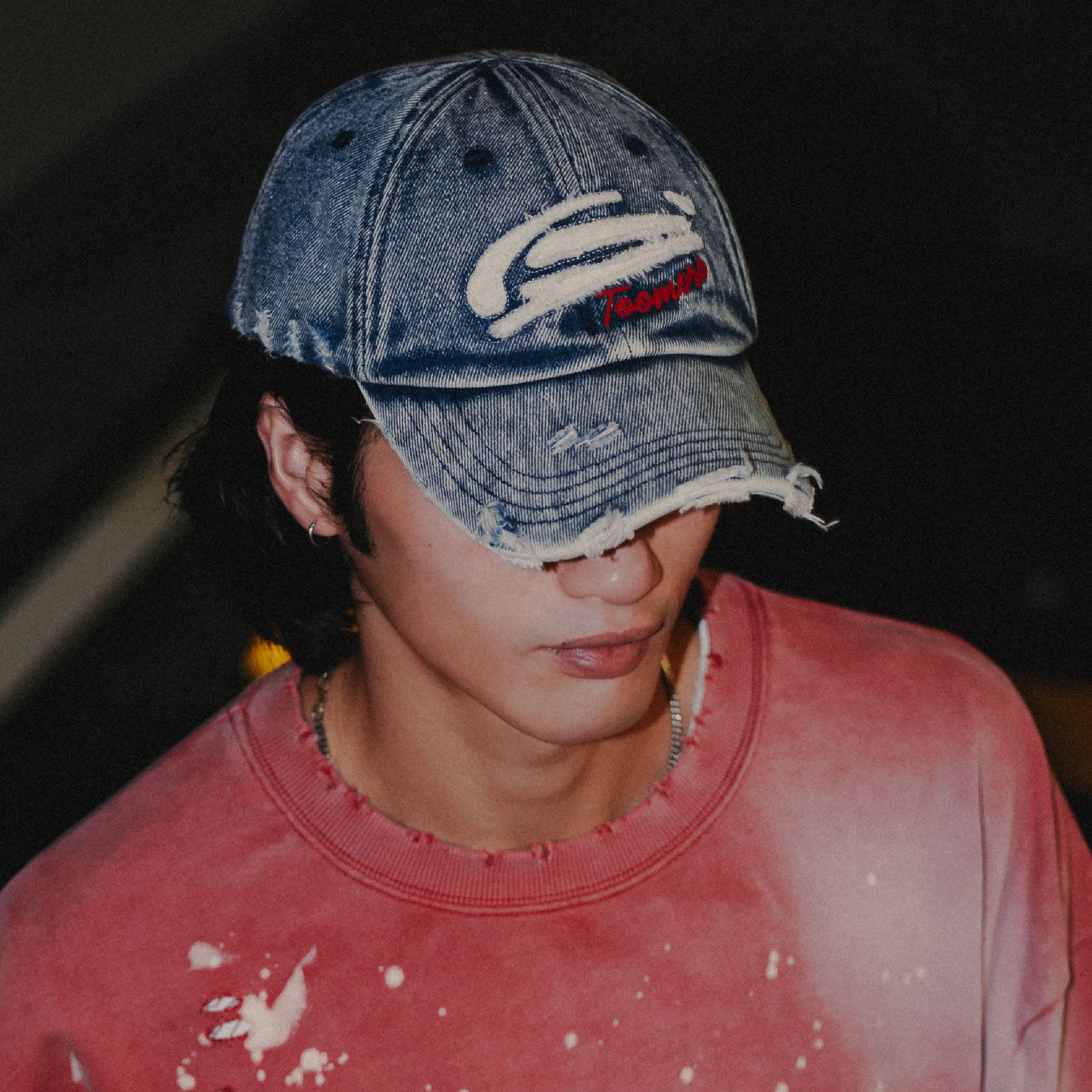 SENSE Crash Washed Denim Cap [SENxTM-ACC02]