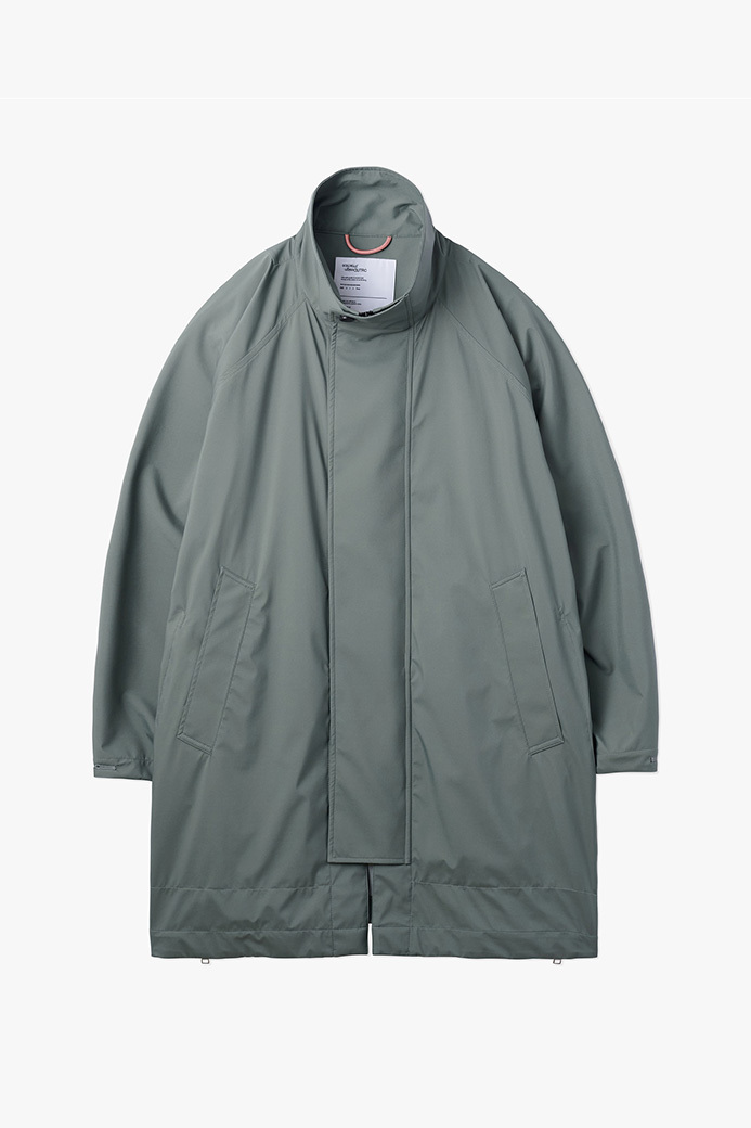 UNTRACE_ 231 3L STAND COLLAR COAT