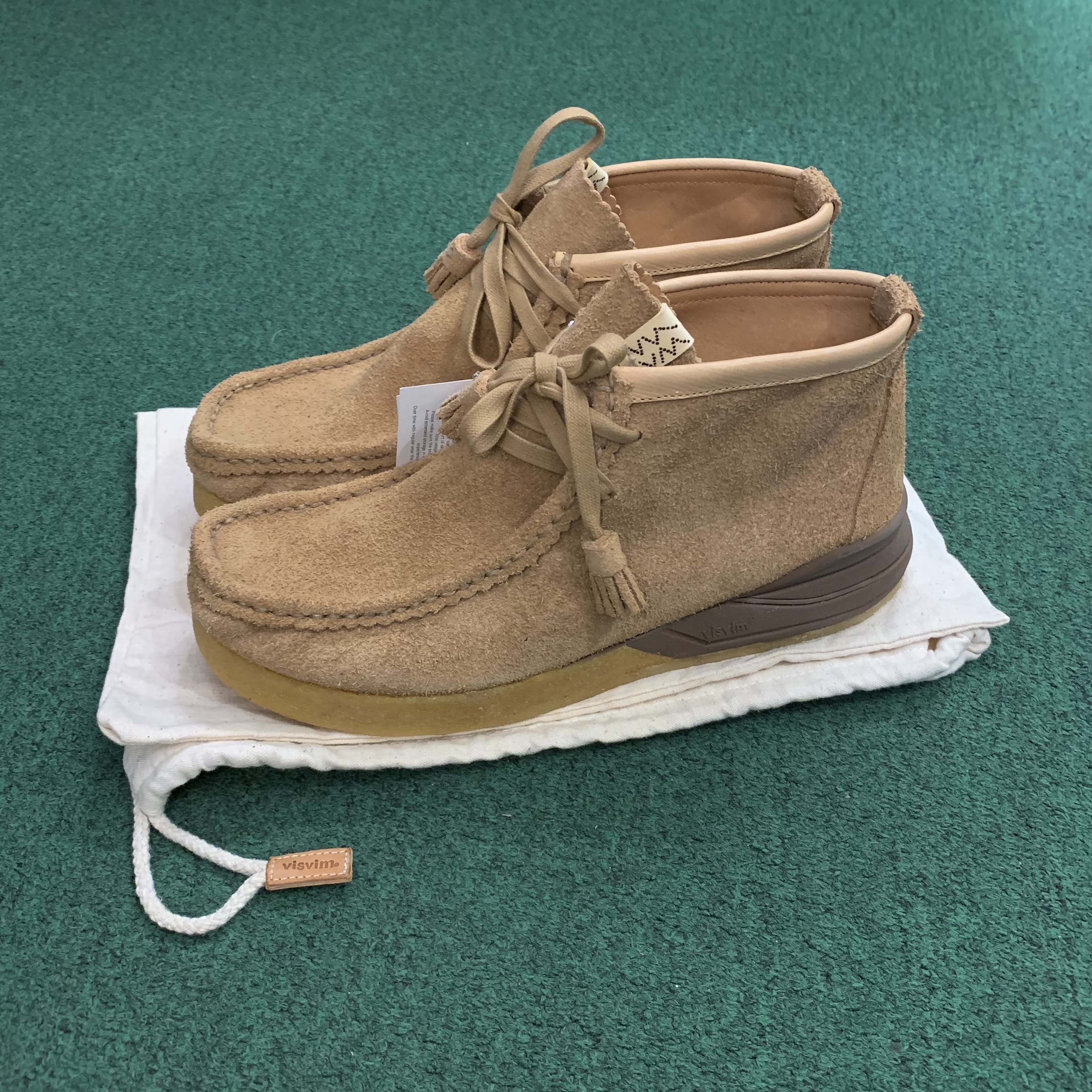 NO BOX SALE: VISVIM BEUYS TREKKER-FOLK *UK SUEDE COWHIDE - SAND SIZE 10 IN STOCK NOW (現貨發售中)